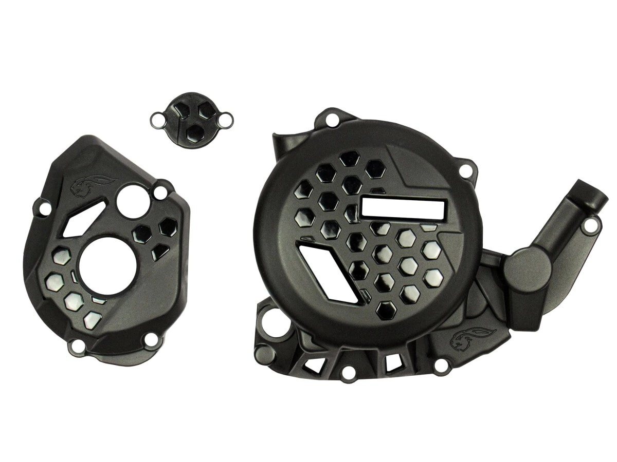 [AMX] Protector de tapa de embrague [Color: VERDE] Motor Kawasaki 250 KX 21-24, KX 250F 21-24, KX 250F 50Th Anniversary 24, KX 250X 21-24