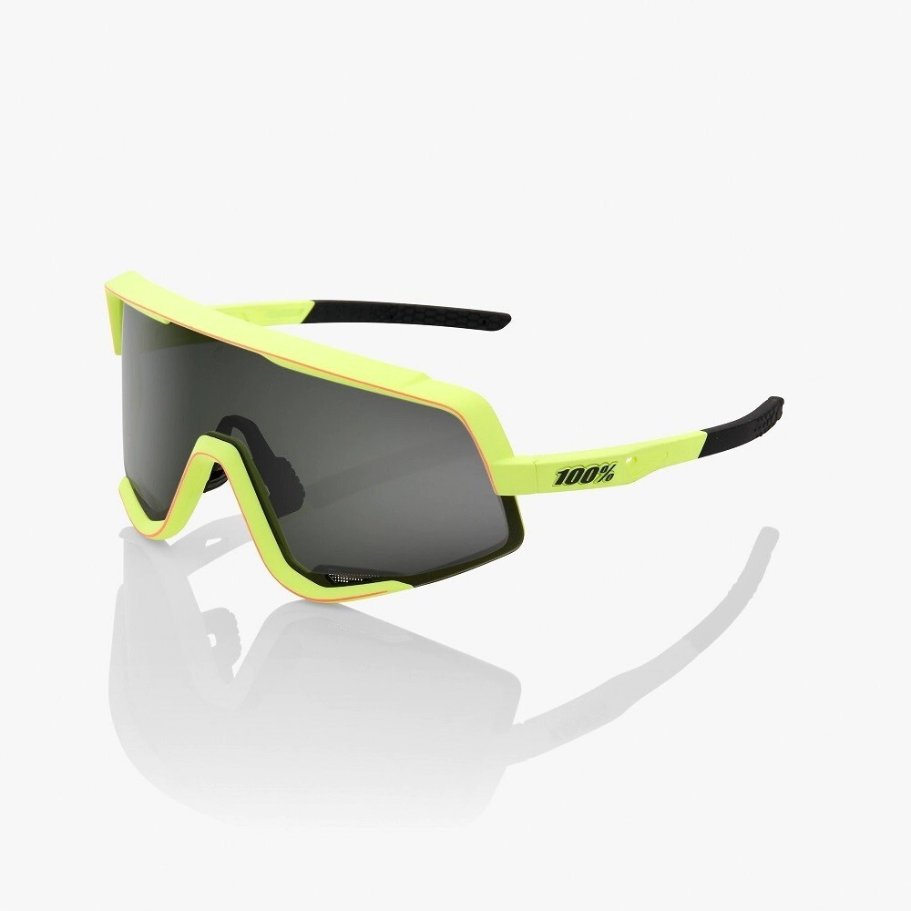 [100%] Lentes de sol Glendale Soft Tact Washed Out Neon Yellow Smoke Lens