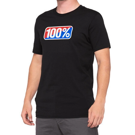 [100%] Remera [Classic Short Sleeve Tee] Talle S [Color: Negro]