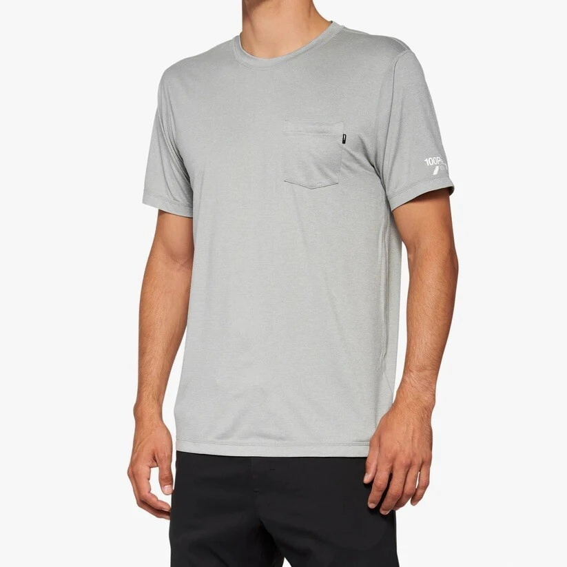 [100%] Remera [Mission Athletic Short Sleeve Tee] Talle 2XL [Color: Gris]