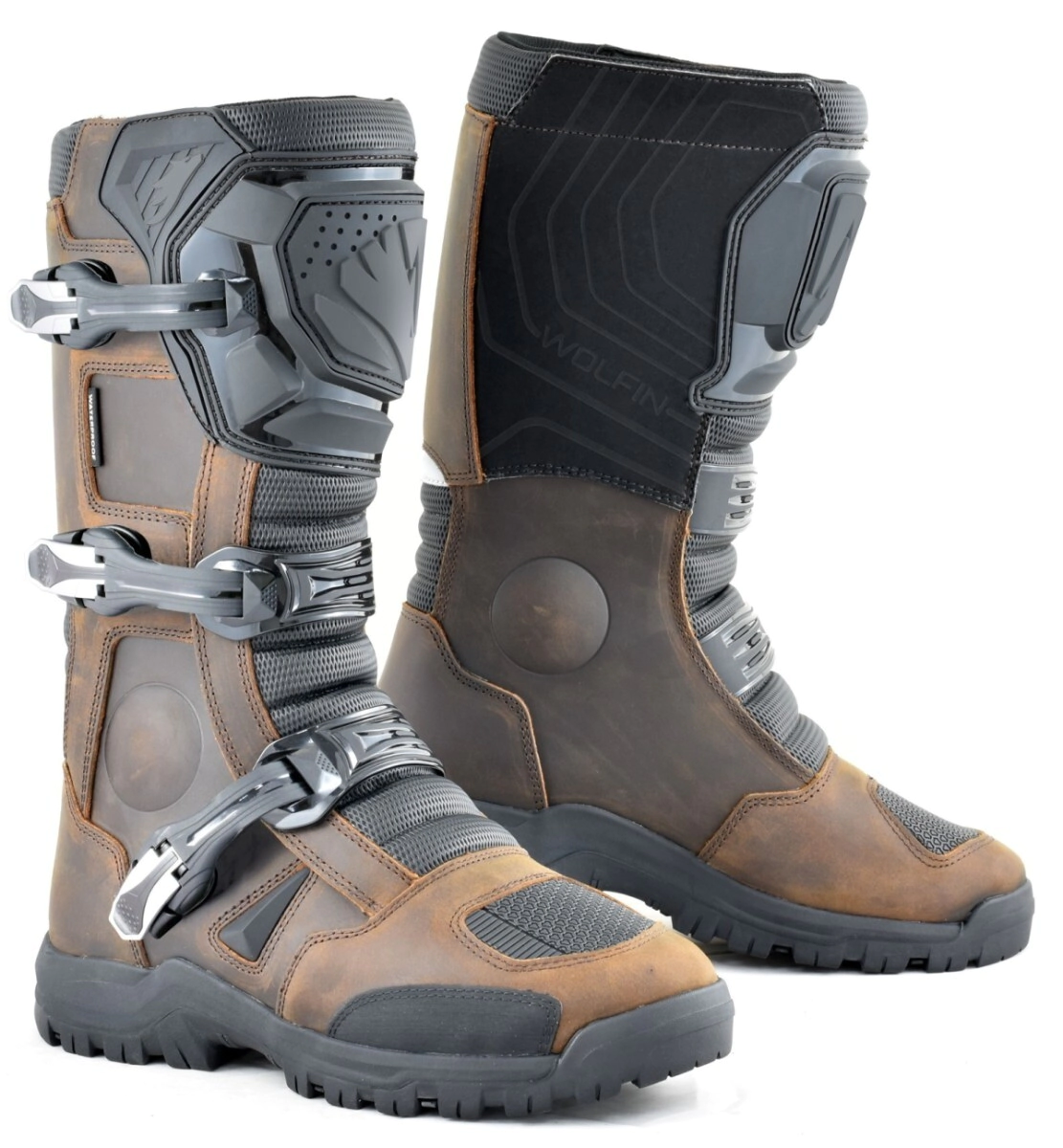 [Wolfin] Botas Alta Adventure Waterproof 39EU 38AR Marron