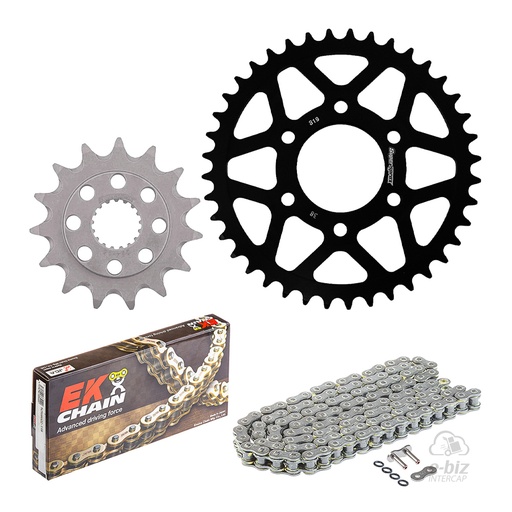 [VARIAS] Kit de transmisión T38 T15 Supersprox Cadena EK 525SROZ2-118 O-Ring MLJ Royal Enfield Himalayan 411 2022