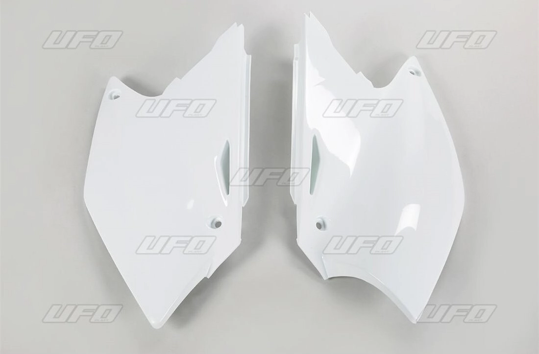 [UFO] Cachas laterales [Color: BLANCO] 04/06 Suzuki RM-Z 250 04-06
