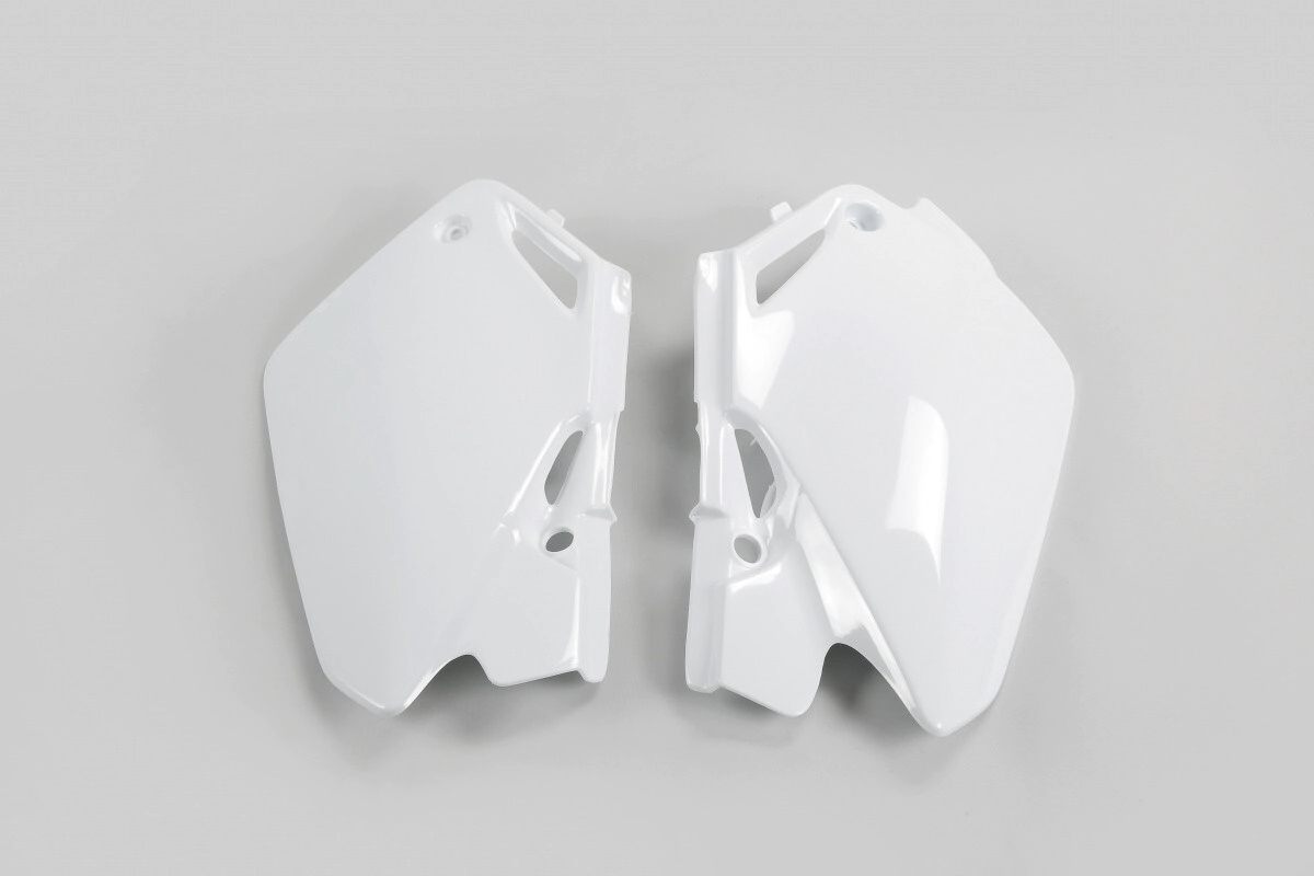 [UFO] Cachas laterales [Color: Blanco] 03/25 Honda CR 85 03-07, CR RB 85 03-07