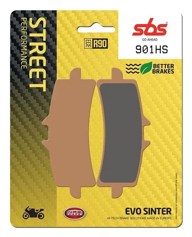 [SBS] Kit de Pastillas de freno 901- | FA447 | (Street) (Sinterizada) (Delantero) KTM Aprilia Ducati BMW Triumph 1000