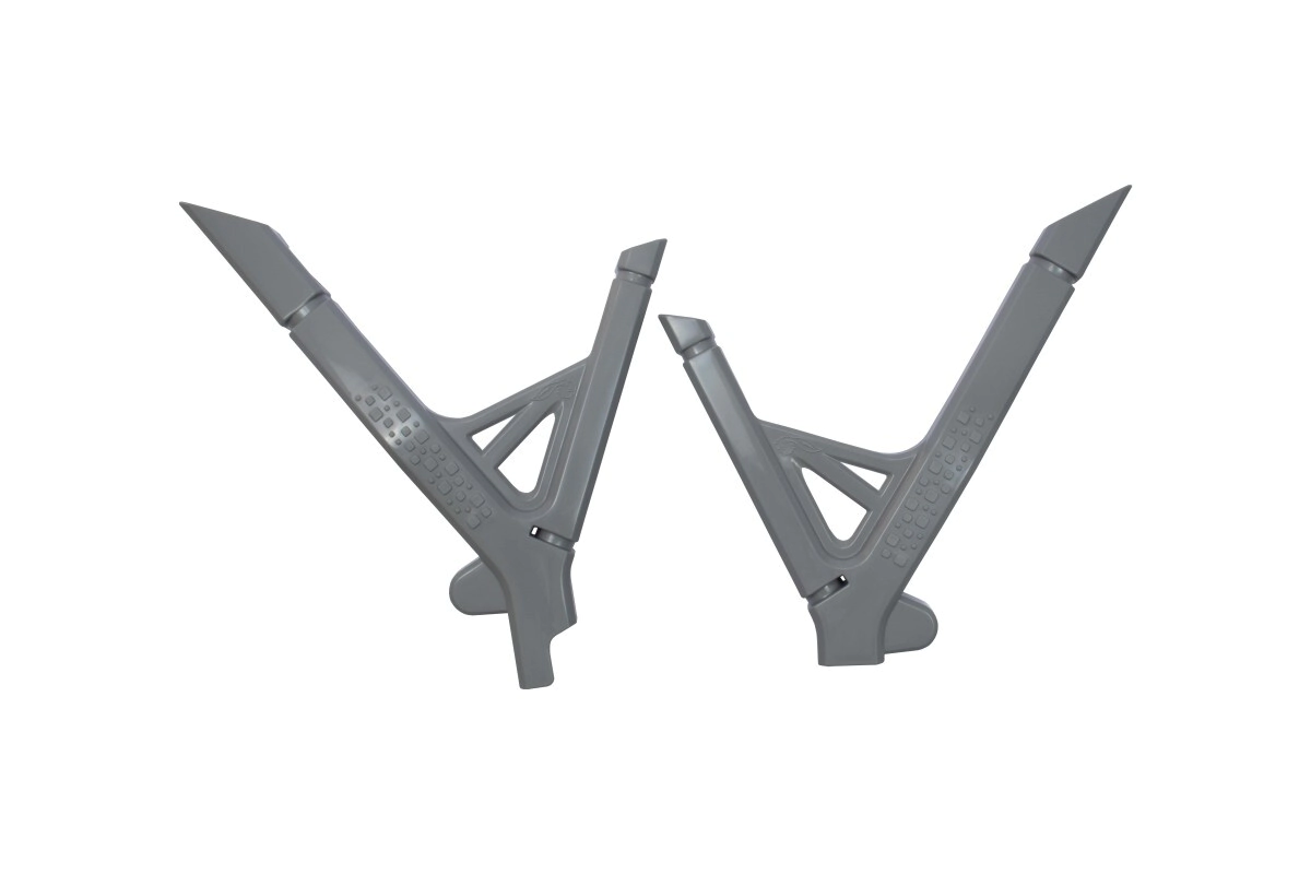 [AMX] Cubre cuadro [Color: GRIS] Chasis Honda 250 XR 79-80, 250 XR Tornado 98-25, XR 250L 86-96, XR 250R 81-04