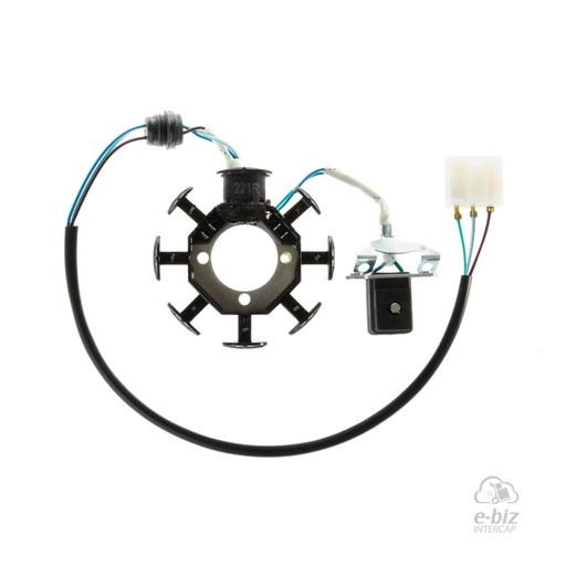[Pietcard Electronica] Estator 221R Competicion Bobinado Fino CDI Alimentado Magneto Sensor Incluido