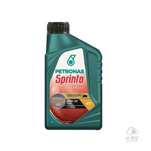 [PETRONAS] Aceite de motor 4T Sprinta F300 20W-50 SL MA2 Mineral Multigrado 1L