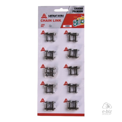[HENGXIN] Unión de cadena 428H Blister 10 Unidades
