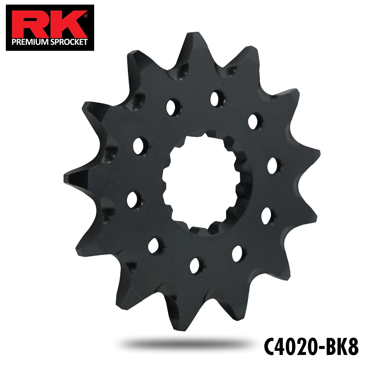 [RK] Piñon Z:13 autolimpiante Alivianada Black Kawasaki KLX 450 08-19, KX 450 21-23, KX F 450 06-23, KX SR 450 22-23
