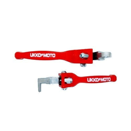 [UKKO] Manijas de freno y embrague Rojas Honda CRF 150 07-26, CRF F 150-230 00-25, CRF L 230 08-09, CRF M 230 2009, CRF RB 150 07-26