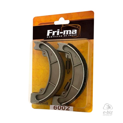 [FRI-MA] Zapatas de freno Delantera/Trasera 130 mm para Yamaha YBR 125 00-24, XTZ 125