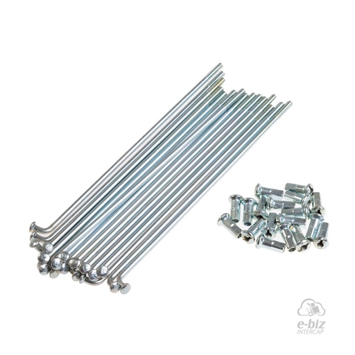[33] Kit de rayos y niples Rayo-Niple 4 mm D Bolsa 18 Unidades Suzuki GN 250 1996