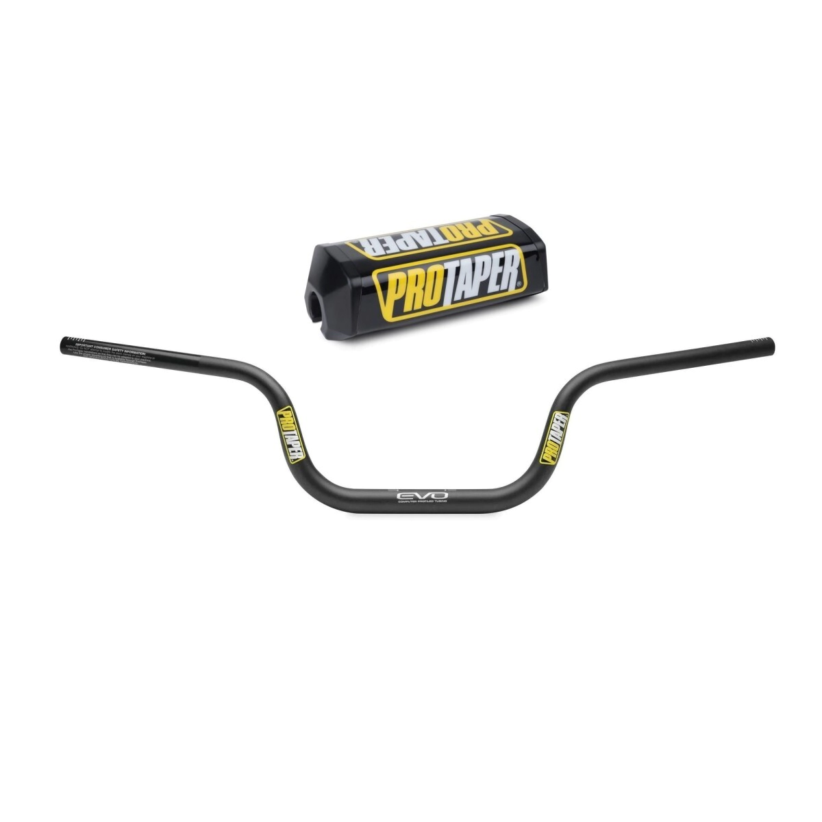 [Pro Taper] Manubrio [Color: Negro] (28mm) EVO Adventure High