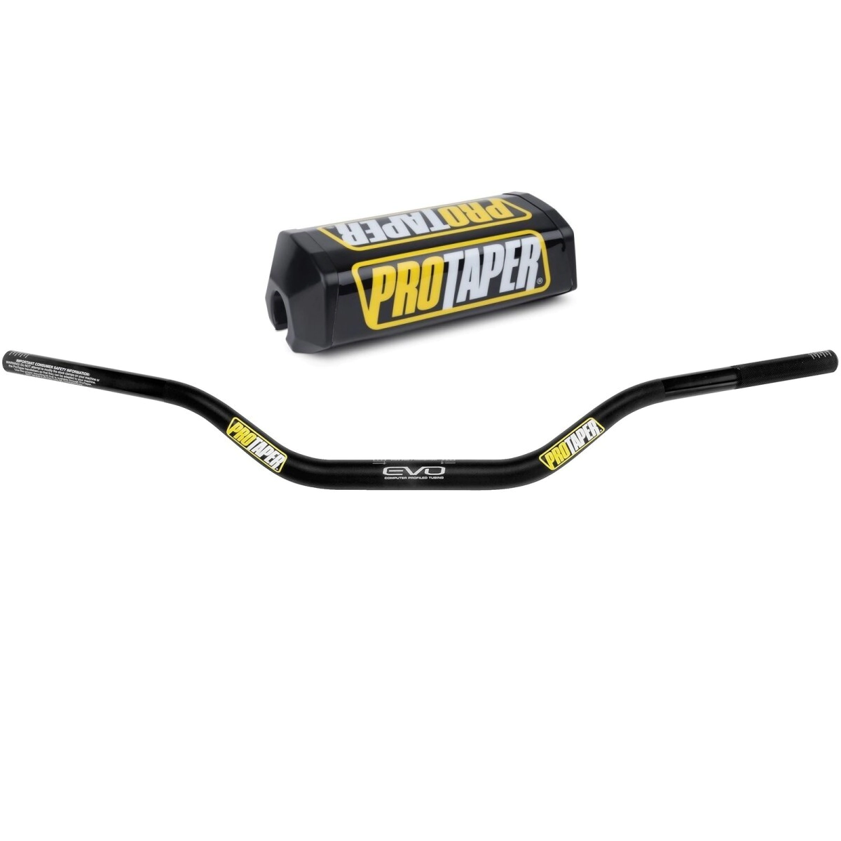 [Pro Taper] Manubrio [Color: Negro] (28mm) EVO Adventure