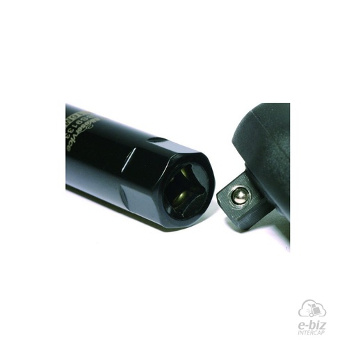 [Bike Service] Tubos de Llave Saca Bujia 18MM Acero Vanadio-Pared Extra Fina-Interior Inyectado Goma Motomel Sirius 200 2018