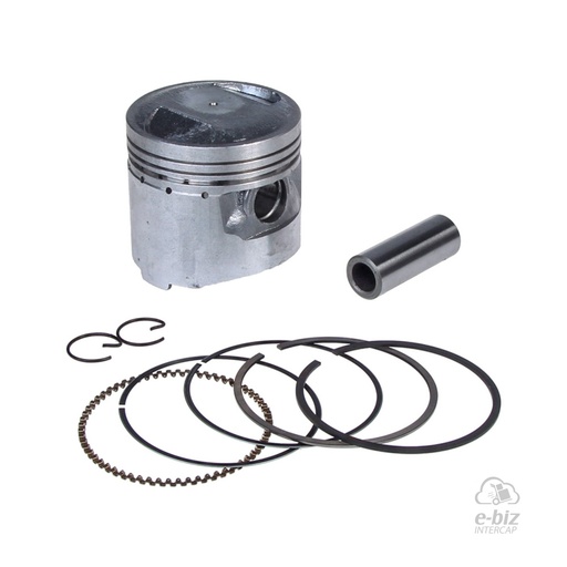 [KIM] Kit de Pistón (+1.00mm) |57.50mm| P/Diám 15mm Honda CG 125 M/V || Honda CG Titan 125 00-01, Storm 125 07-12 || Zanella RX 125 09-24