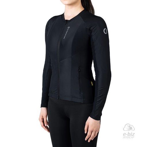 [CC PROTECTORS] Campera Mujer Slim Fit con protecciones Negro Talle:M