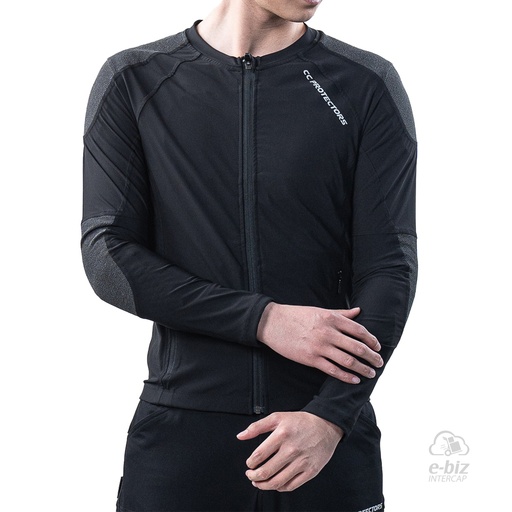 [CC PROTECTORS] Campera Slim Fit con protecciones Negro Talle:L