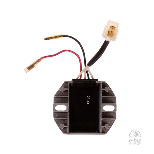 [Pietcard Electronica] Regulador de voltaje 1376 Trifásico Corriente Continua 12V 12A con Tecnología MOSFET Año 1998 Yamaha Timberwolf 250, YFM Warrior 350 87-04 (Año 1997 a 2001)