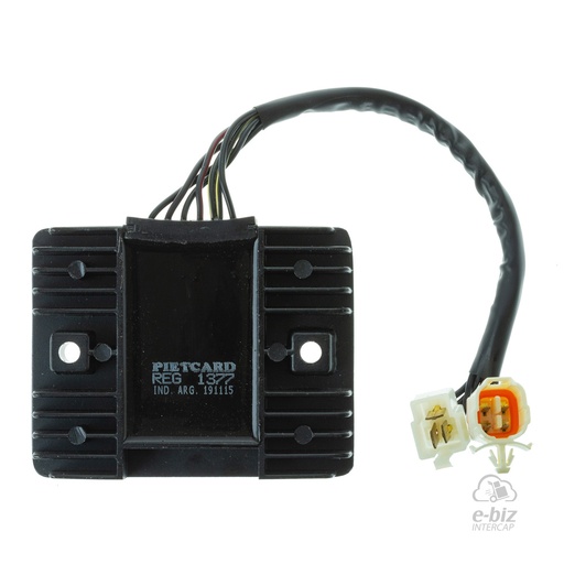 [Pietcard Electronica] Regulador de voltaje 1377 Trifásico Corriente Continua 12V 30A con Tecnología MOSFET Suzuki DL V-Strom 650 03-23, Gladius 650
