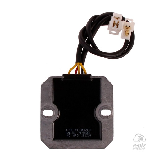 [Pietcard Electronica] Regulador de voltaje 1156 Trifásico Corriente Continua 12V 20A con Tecnología MOSFET Suzuki DR 200, Djebel 200, GSX 250/400 R, GSF 400 N/P
