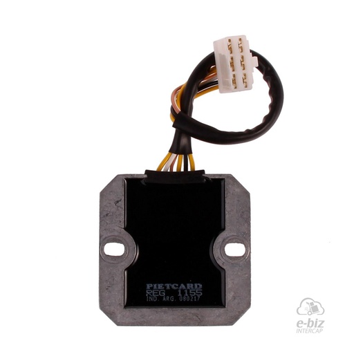 [Pietcard Electronica] Regulador de voltaje 1155 Trifásico Corriente Continua 12V 20A con Tecnología MOSFET Kawasaki LTD 454/500/700/750, Ninja 250 GPX