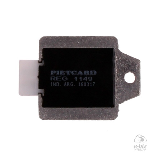 [Pietcard Electronica] Regulador de voltaje 1149 (VA x 1203-1218-1222-1233-1248-1269-1276-1290-1298-1312-1315-1333-1366) Corriente Continua 12V Monofásico 9A Zanella ZB 110, Sol 70/110 4T, Hot 90, Due 110 / Gilera Smash 110 / Maverick MA 100A