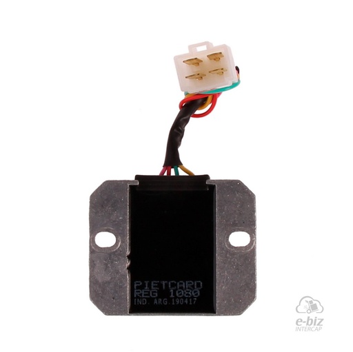 [Pietcard Electronica] Regulador de voltaje 1080 (VA x 1115-1268-1306-1325-1329-1334-1365-1370) Corriente Continua 12V Monofásico 9A Beta Master 150, Corven Triax 150 (Año 2012), Triax Motard 200 (Año 2012)