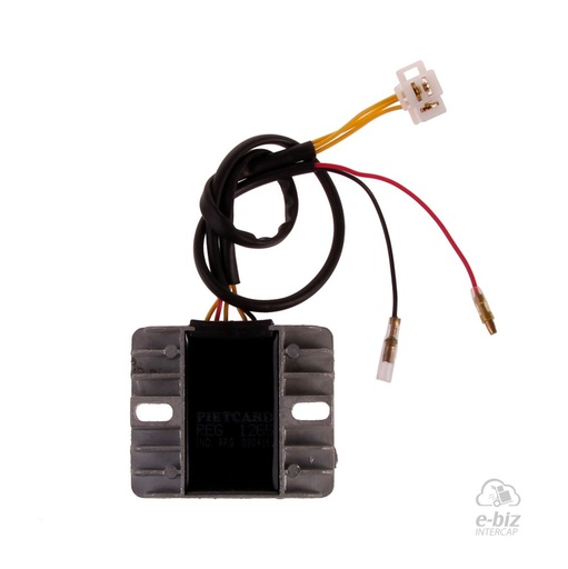 [Pietcard Electronica] Regulador de voltaje 1265 Trifásico Corriente Continua 12V 8A Zanella 250 Explorer, 250 Tractor Cuatriciclo, Patagonia Eagle 250 12-24