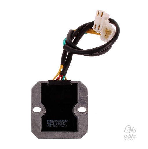 [Pietcard Electronica] Regulador de voltaje Corriente Continua Trifásico 12V 20A con tecnología Mosfet 1092 para Honda XLV Transalp 600/650 - VT 600 C Shadow