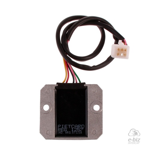 [Pietcard Electronica] Regulador de voltaje Corriente Continua Monofásico 12V 12A con tecnología Mosfet 1257 para Honda CBX 200 Strada - NXR 200 Bros