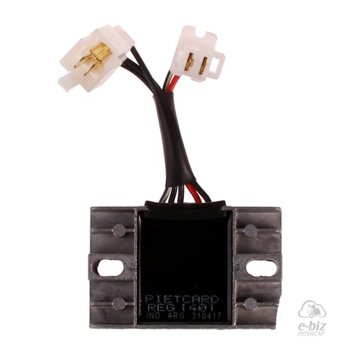 [Pietcard Electronica] Regulador de voltaje Corriente Continua Trifásico 12V 12A con tecnología Mosfet 1401 para Beta Motard 200/250 - Chrono 250 - ALP 200 (año 2012)