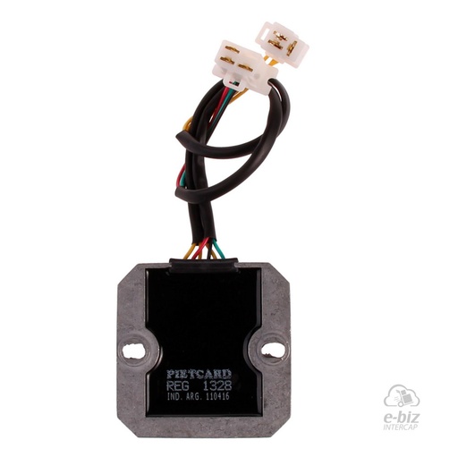 [Pietcard Electronica] Regulador de voltaje Corriente Continua Trifásico 12V 10A 1328 (se reemplaza x 1205-12A) para Panther WR 250 - Zanella Super Motard 250