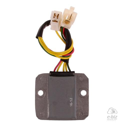 [Pietcard Electronica] Regulador de voltaje Corriente Continua Trifásico 12V 8A 1309 (se reemplaza x 1309-12A) para Honda CRM 125 (cód. orig. SH572B-13)