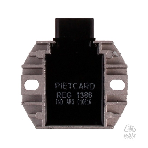 [Pietcard Electronica] Regulador de voltaje Corriente Continua Trifásico 12V 16A con tecnología Mosfet 1386 para Yamaha YFM 350 Raptor - Big Bear 250