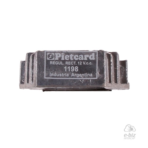 [Pietcard Electronica] Regulador de voltaje Corriente Continua Monofásico 12V 6A 1198 para Sanyang Bonus 125