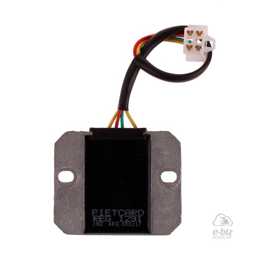 [Pietcard Electronica] Regulador de voltaje Corriente Continua Monofásico 6A 1291 para Okinoi 110 - CG 150 - STV150VN-R 150/250 - Okimotard 250 (2011)