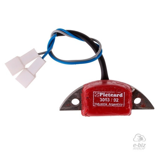 [Pietcard Electronica] Bobina de alimentación 3003/02 Repuesto Pietcard Roja Motoplat Giro Izquierdo