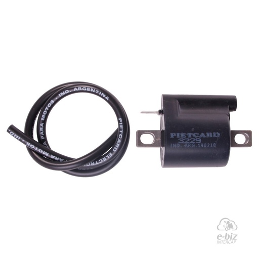 [Pietcard Electronica] Bobina de alta 3229 Reemplaza 3225 Honda Biz 100, Biz C105, CD 100 Hero, Wave 100, CBX 150 Brasil Appia Brezza 150 13-24 || Cerro BIX 110 05-24 || Corven Energy 110 06-12 || Gilera Smash 110 20-23 || Guerrero GT Day 110 04-24