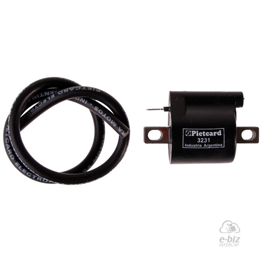 [Pietcard Electronica] Bobina de alta 3231 Reemplaza 3225 Beta 110 BS-1, 110 Foxter Cuadriciclo, Motard 2.5 Appia Brezza 150 13-24 || Cerro BIX 110 05-24 || Corven Energy 110 06-12 || Gilera Smash 110 20-23 || Guerrero GT Day 110 04-24