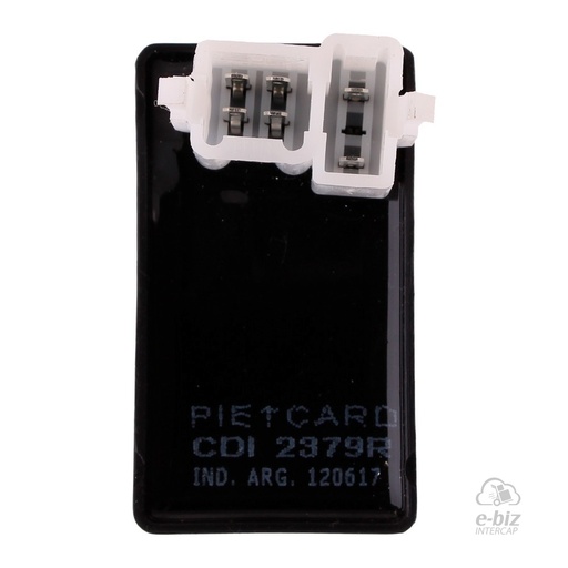 [Pietcard Electronica] CDI Racing para motos chinas hasta 200cc 2379R alimentación a magneto 2T 6 pines cuadrados Appia Brezza 150 2015 || Corven Hunter 150 2018 || Zanella RX 150 07-24