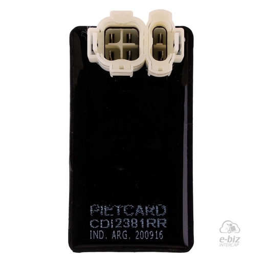 [Pietcard Electronica] CDI Racing para motos chinas hasta 200cc 2381RR alimentación a batería 2T 6 pines redondos Mondial LD 110 2021, MD 150 2023 || Zanella Styler 150 2021
