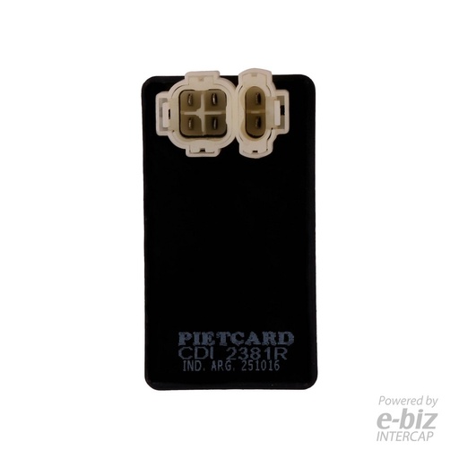 [Pietcard Electronica] CDI Racing para motos chinas hasta 200cc 2381R alimentación a batería 2T 6 pines redondos Mondial LD 110 2021, MD 150 2023 || Zanella Styler 150 2021