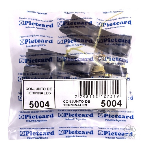 [Pietcard Electronica] Conjunto de terminales de instalación 5004, contraparte de regulador monofásico y/o trifásico