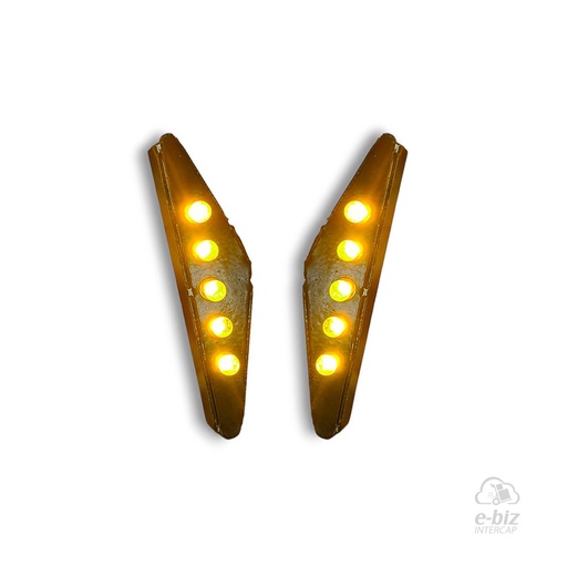 [PEAKLIGHT] Par de guiños LED triangulares máscara Honda XR Tornado 250 05-24