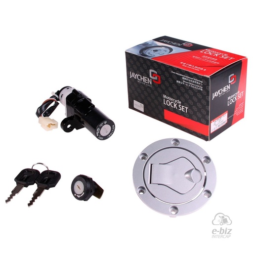 [Jaychen] Llave de contacto con kit de cerraduras y tapa de tanque Bajaj Rouser NS LS 135 07-24