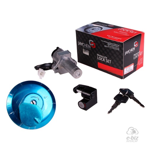 [Jaychen] Llave de contacto con tapa de tanque y traba de casco Honda XR L 150 17-24