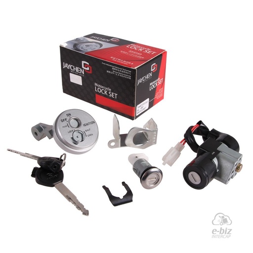 [Jaychen] Llave de contacto con kit de cerraduras Honda Biz 125 10-24, Biz ES 125 14-24, Biz GP 125 14-24