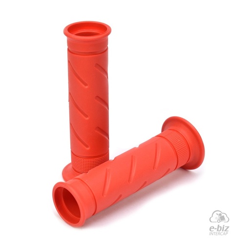 [MDA] Puños Rojo tipo Gilera Smash y todas 110 cc 120 mm Brava Nevada 110 03-12 || Cerro BIX 110 05-24 || Corven Energy 110 14-24 || Gilera Smash 110-125 20-23 || Honda Biz 100-125 04-15